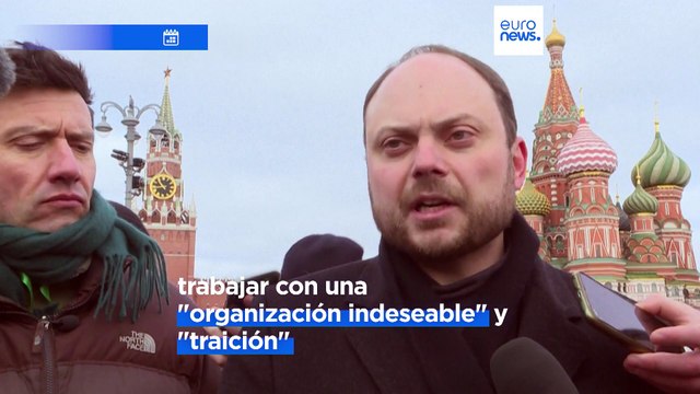 Rusia | El opositor Vladímir Kara Murzá, condenado a 25 años de cárcel