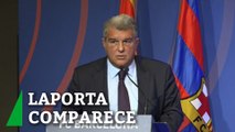 Laporta recurre a la 'catalanidad' y a ataques al Madrid para no dar explicaciones del 'caso Negreira'