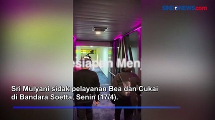 Download Video: Pulang dari AS, Sri Mulyani Sidak Proses Pelayanan Bea Cukai Bandara Soetta