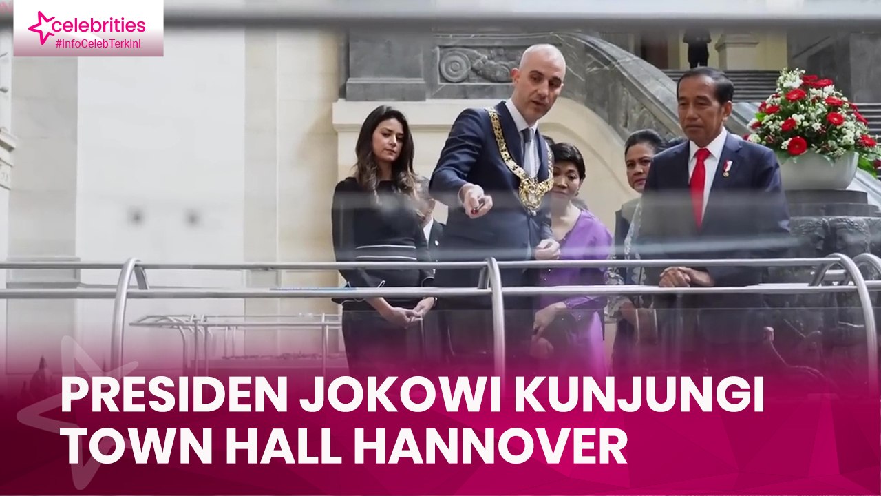 Presiden Jokowi Kunjungi Town Hall Hannover, Di...