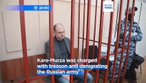 Russian opposition activist Kara-Murza sentenced to 25 years in prison