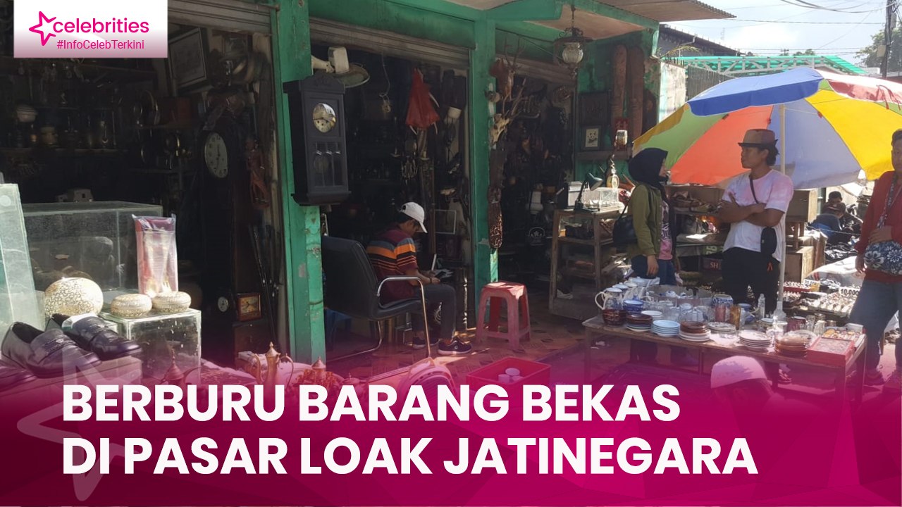 Asyiknya Berburu Barang Bekas di Pasar Loak Jem...