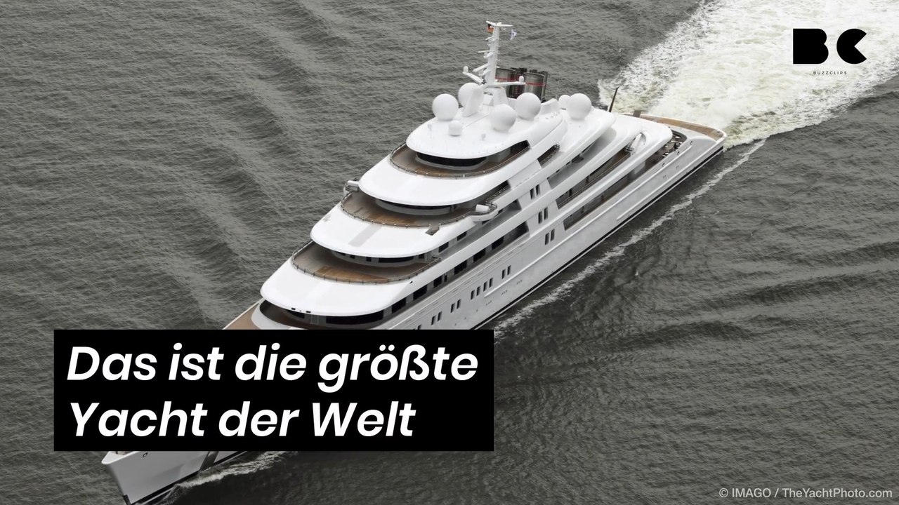 Das ist die größte Yacht der Welt