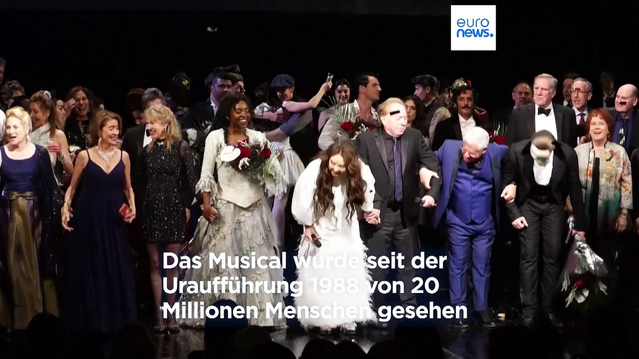 Der Vorhang fällt: 'Das Phantom der Oper' zum letzten Mal in New York aufgeführt