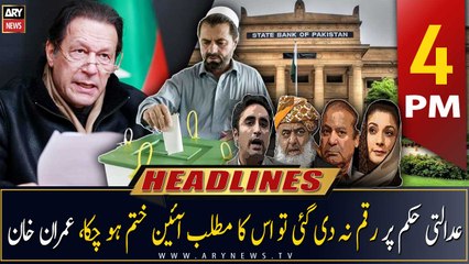 ARY News | Headlines | 4 PM | 17th April 2023
