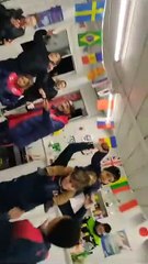 Soirée des féminines après la victoire