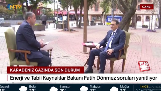Fatih Dönmez: Karadeniz gazı iletim hattına verildi
