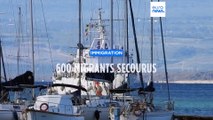 600 migrants sauvés en mer Méditerranée par les garde-côtes italiens