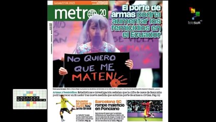 Enclave Mediática 17-04: Aumento de femicidios en lo que va de 2023 en Ecuador