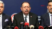 YSK Başkanı Yener seçmen sayısını açıkladı