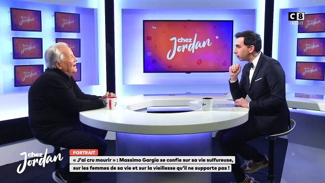 Massimo Gargia s'est confié sur la vieillesse sur le plateau de Jordan De Luxe.