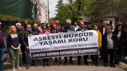 Ankara Deprem Dayanışma Platformu'ndan 'Moloz' Protestosu: "Çalışanların ve Çevrenin Güvenliği Alınmadan, Moloz Kaldırma İşleminin Derhal...