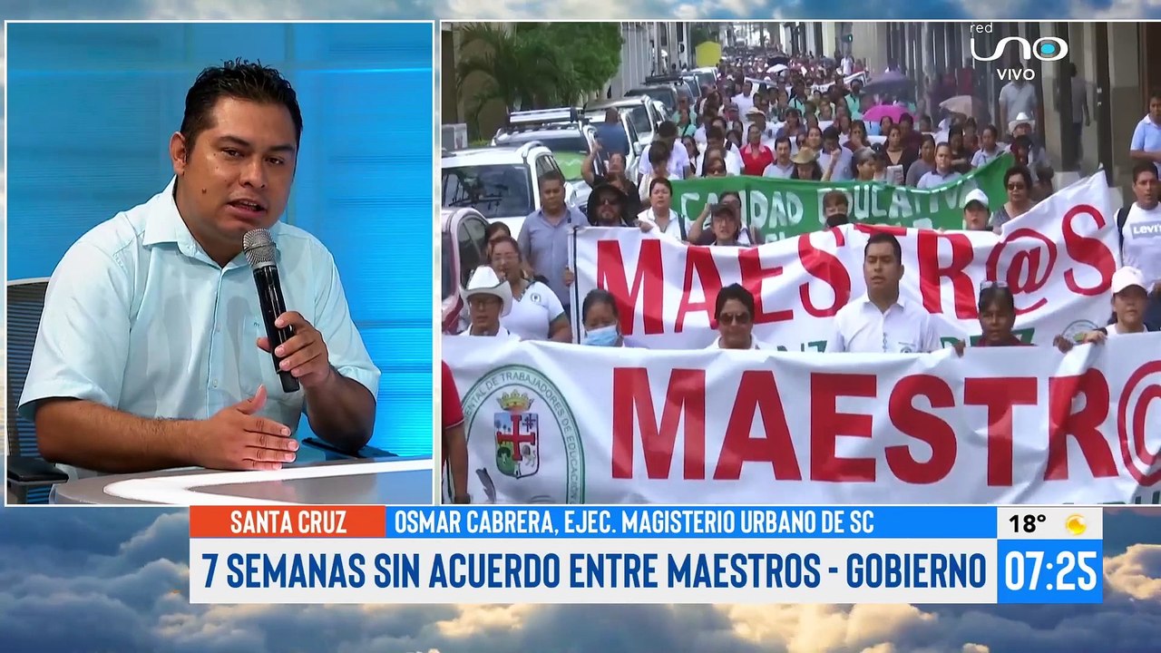 Maestros cumplen 7 semanas de conflicto sin solución con el Gobierno