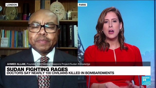 Sudan fighting rages: Doctors say nearly 100 civilians killed in bombardments