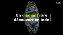 Un diamant rare contenant un autre diamant découvert en Inde