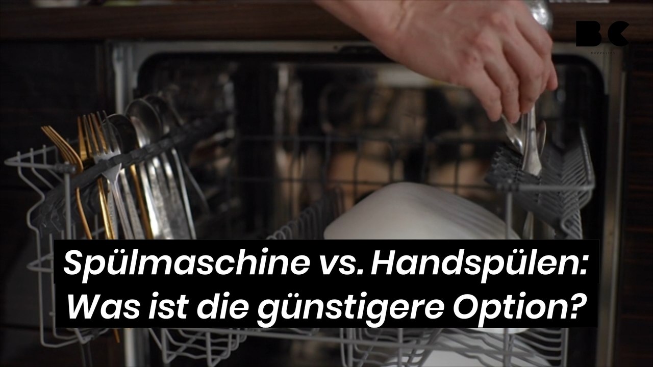 Spülmaschine vs. Handspülen: Was ist die günstigere Option?