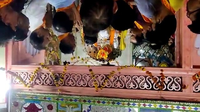 होपसर्कस पर भगवान परशुराम की महाआरती 22 को लाल गणेश जी को दिया निमंत्रण, देखे वीडियों