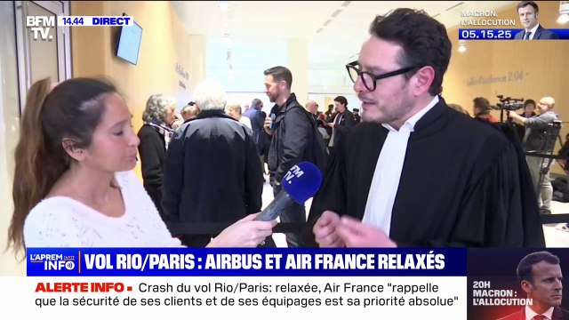 David Koubbi, avocat des parties civiles dans le crash du Rio-Paris: Cette relaxe est un empêchement au deuil