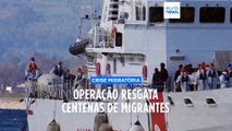 Operação resgata centenas de migrantes de águas maltesas