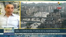 Siria celebra aniversario 77 de su independencia