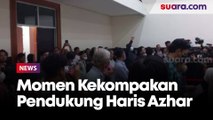 Pendukung Haris Azhar Dan Fatia Kompak Nyanyikan Lagu Indonesia Raya Saat Hakim Masuk Ruang Sidang