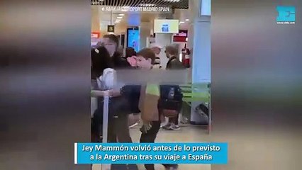 Jey Mammón volvió antes de lo previsto a la Argentina tras su viaje a España