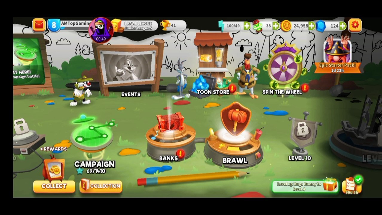 Looney Tunes World of Mayhem | gameplay | AMTopGaming | Cartoons game | tom and jerry
