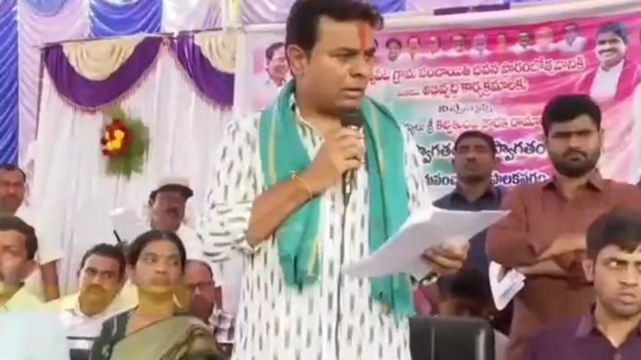 సిరిసిల్ల: రాజన్నపేట గ్రామంపై మంత్రి కేటీఆర్ వరాల జల్లు