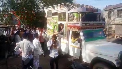 सेन जयंती पर समाजजनों ने निकाला जुलूस