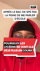 Pourquoi les lycéens ne vont-ils déjà plus en cours ?