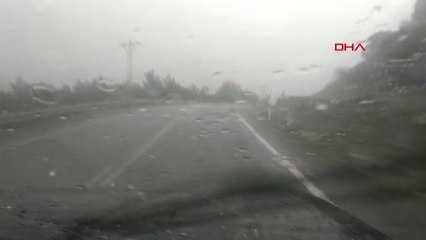 ŞARKÖY'DE DOLU, EDİRNE'DE YAĞMUR YAĞIŞI