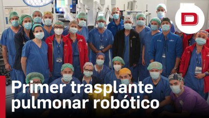 El Hospital Vall d'Hebron hace el primer trasplante pulmonar del mundo completamente robótico