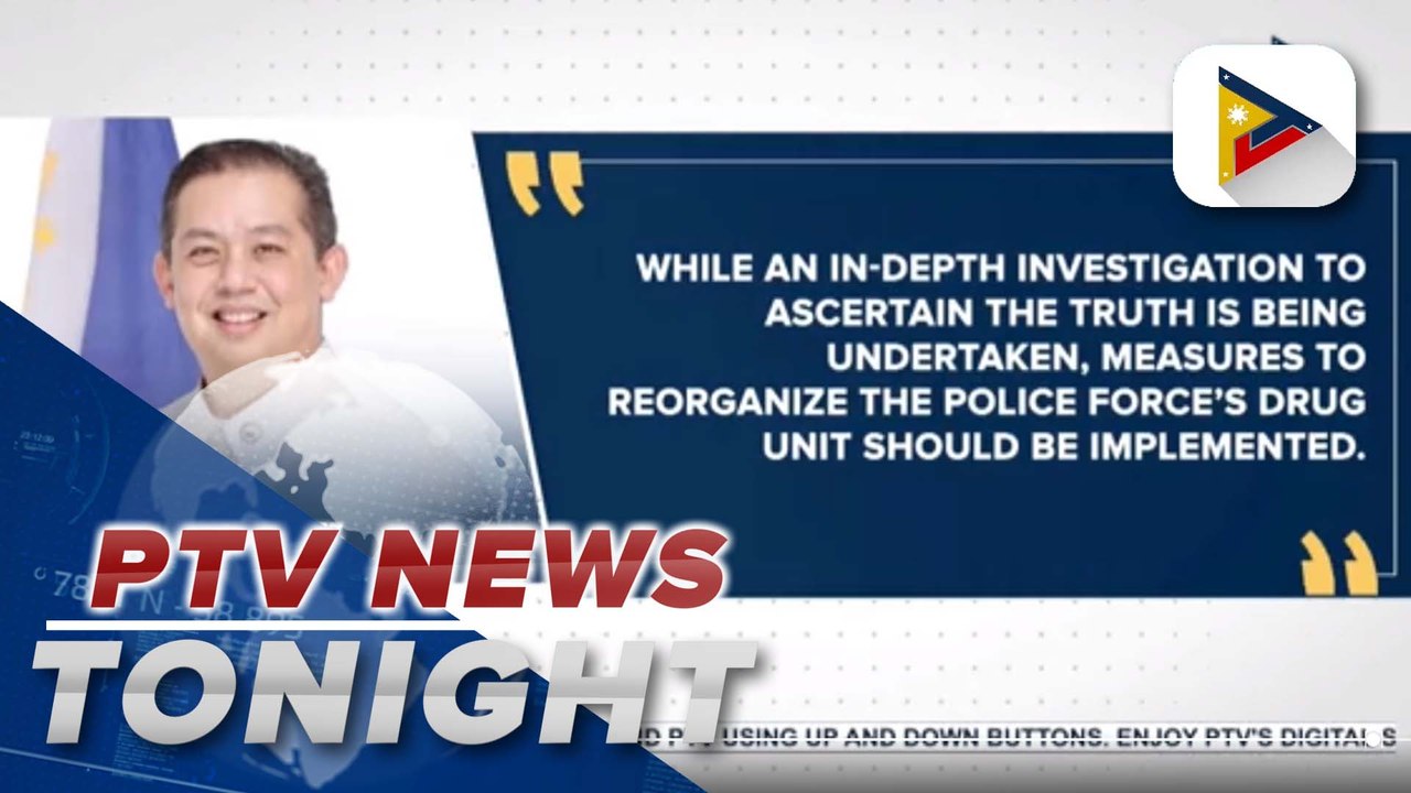 Speaker Romualdez disappointed over alleged involvement of several PNP officials in P6.7-B shabu haul issue