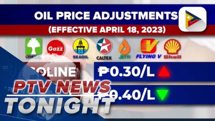 Oil price adjustments set April 18