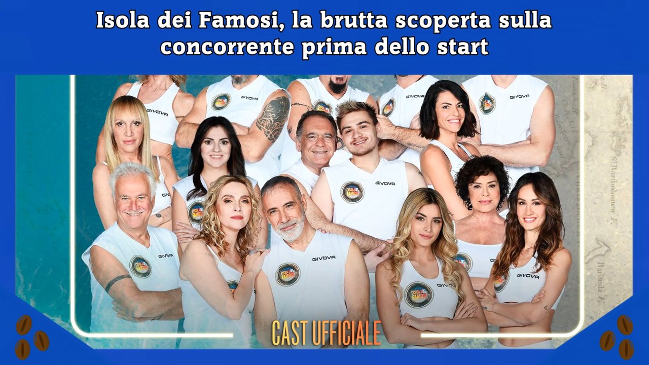 Isola dei Famosi, la brutta scoperta sulla concorrente prima dello start
