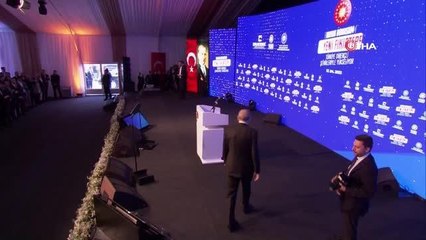 CUMHURBAŞKANI ERDOĞAN FİKİRTEPE'DE ANAHTAR TESLİM VE TEMEL ATMA TÖRENİNE KONUŞTU-(1)