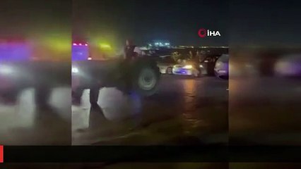 Antalya'da traktörle drift pes dedirtti