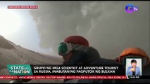 Grupo ng mga scientist at adventure tourist sa Russia, inabutan ng pagputok ng bulkan | SONA