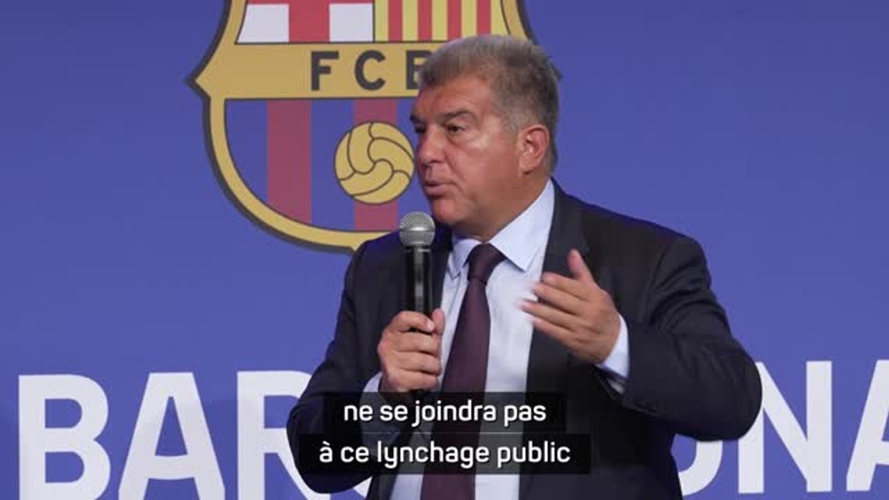 Barça - Laporta : "L'UEFA ne se joindra pas à c...