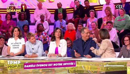 Echange lunaire entre Matthieu Delormeau et Danièle Evenou dans TPMP People