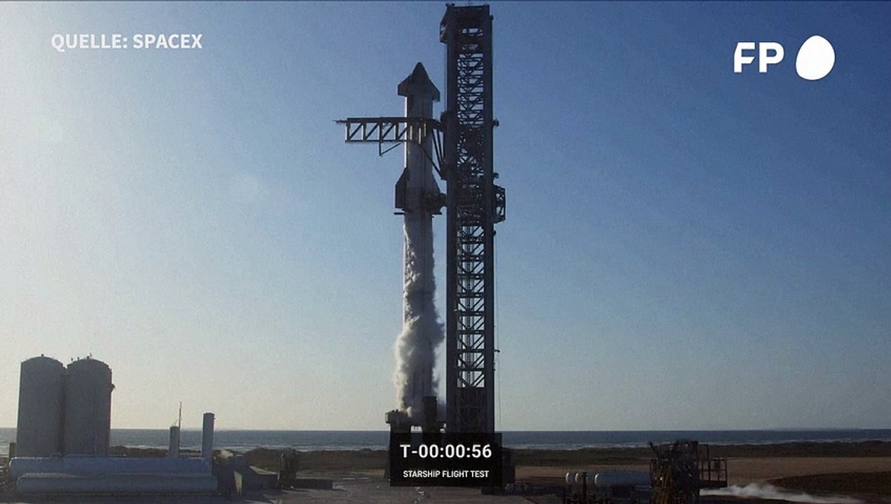 SpaceX sagt Testflug von Riesenrakete Starship in letzter Minute ab