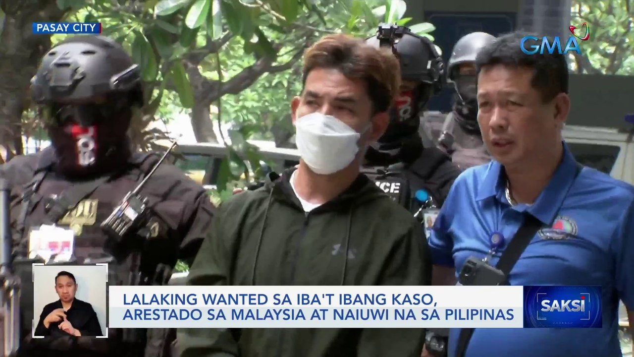 Lalaking wanted sa iba't ibang kaso, arestado sa Malaysia at naiuwi na sa Pilipinas | Saksi
