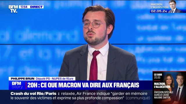 Philippe Brun, député PS: On a l'impression que les discours du président de la République sont écrits par ChatGPT