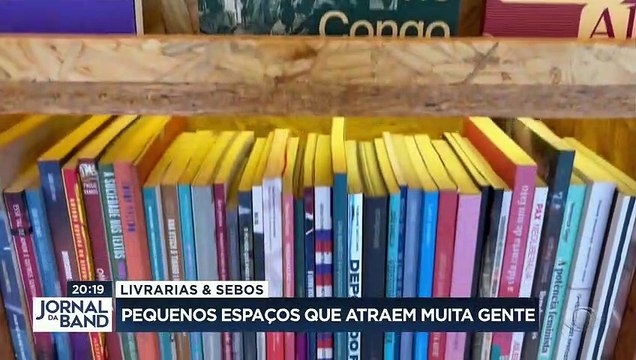 Livrarias e sebos: pequenos espaços que atraem muita gente 17/04/2023 13:17:22