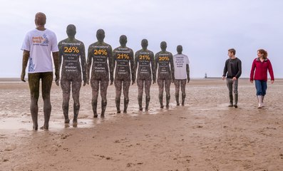 Crosby beach gets six new ‘iron men’ as part of important campaign