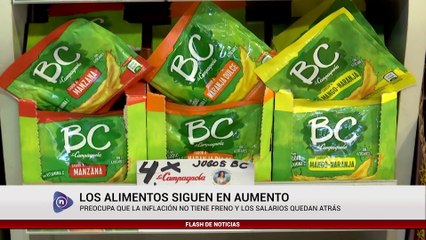 LOS ALIMENTOS SIGUEN EN AUMENTO