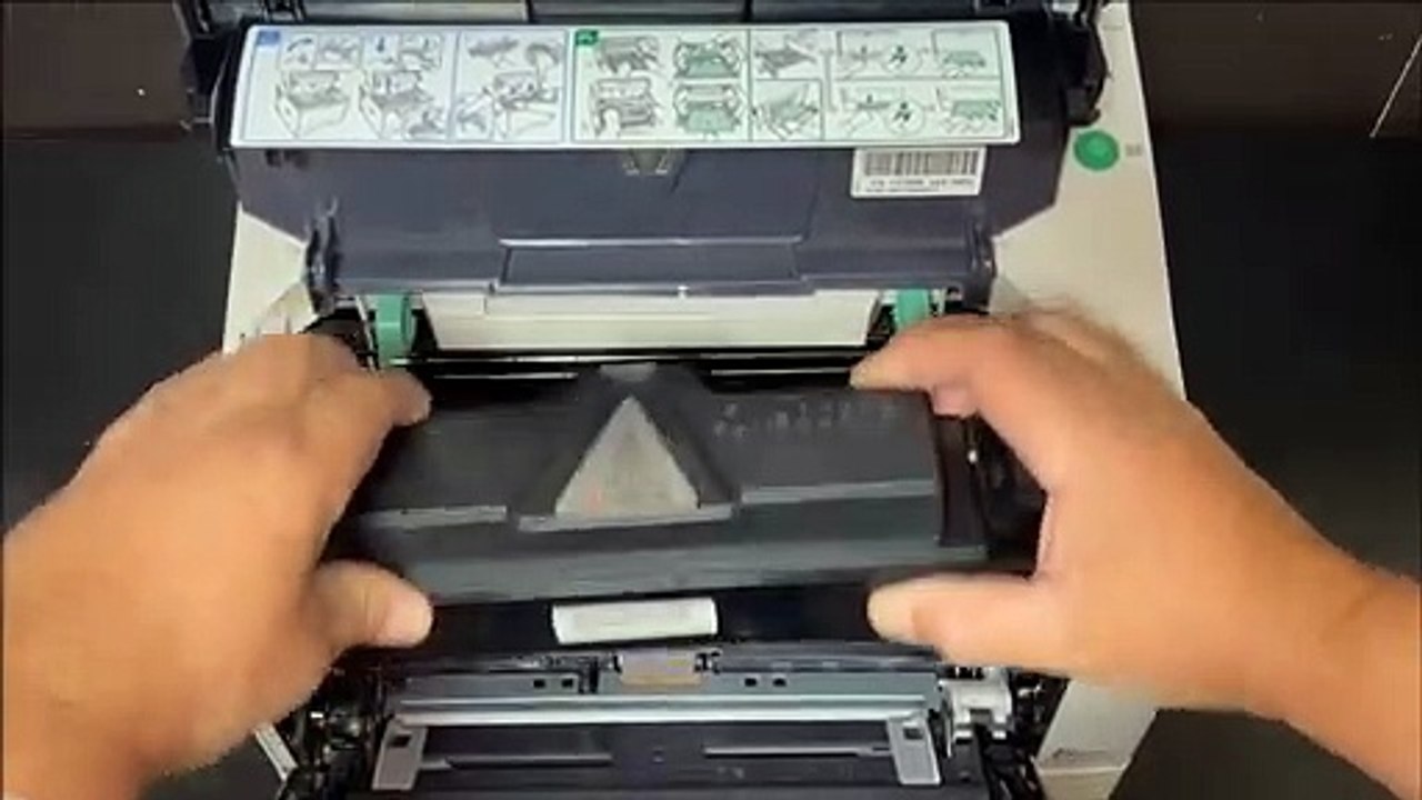How to Replace the Drum Unit in a Kyocera Mita ECOSYS FS 1370DN Printer video Dailymotion