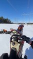 Finding Deep Snow on Snow Bike Sends Rider into Fluffy Powder