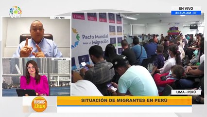 Perú alberga a 1,2 millones de migrantes venezolanos, según la ONG Unión Venezolana