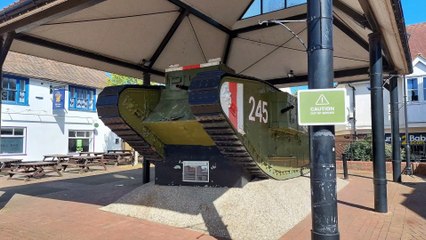 John Harris calls for repairs to Ashford's "tatty" mark IV tank